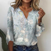 Romantic floral blouse