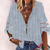 Trendy striped sleeves