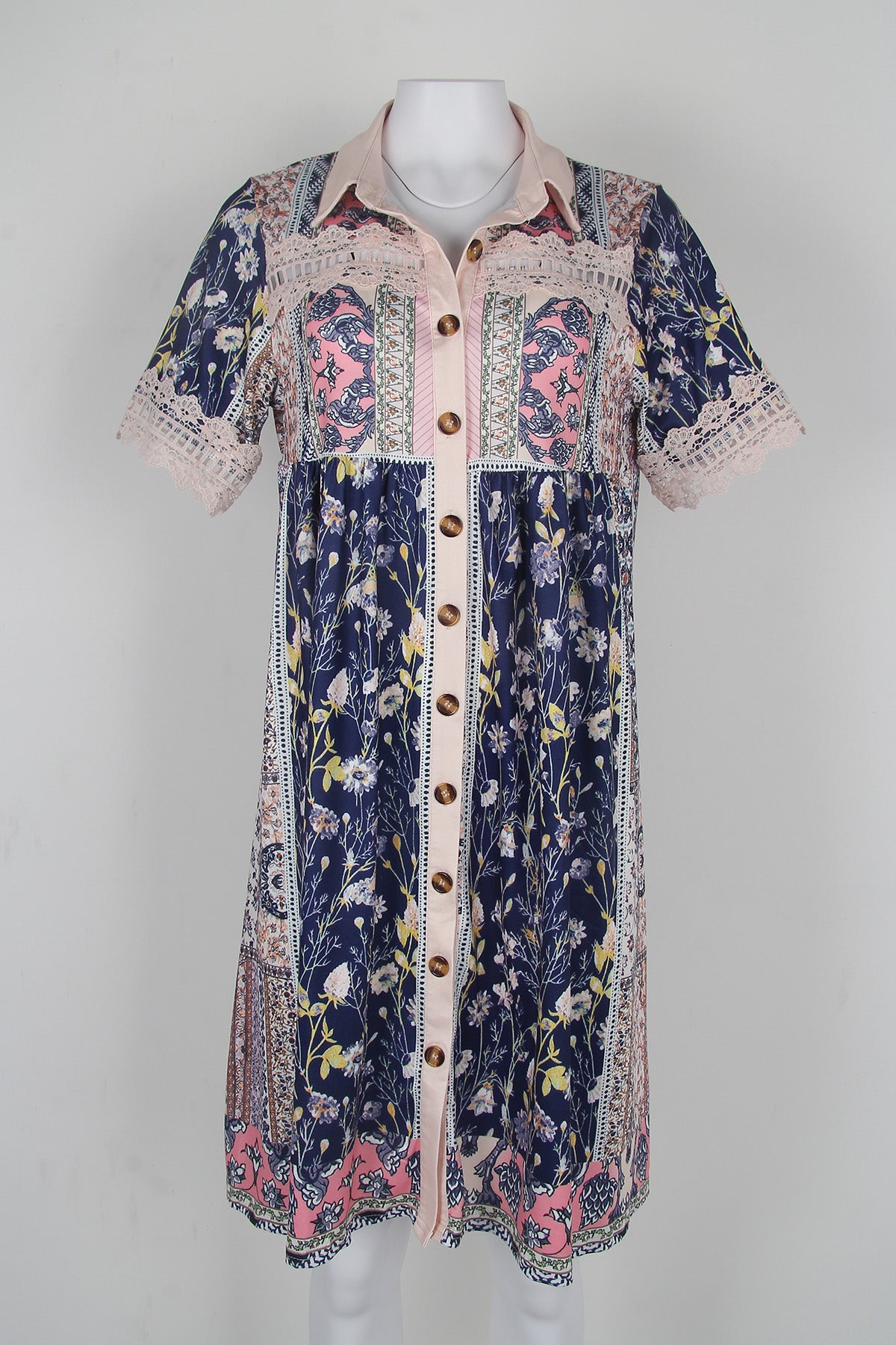 Vintage tunic dress floral