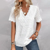 White flower lace top