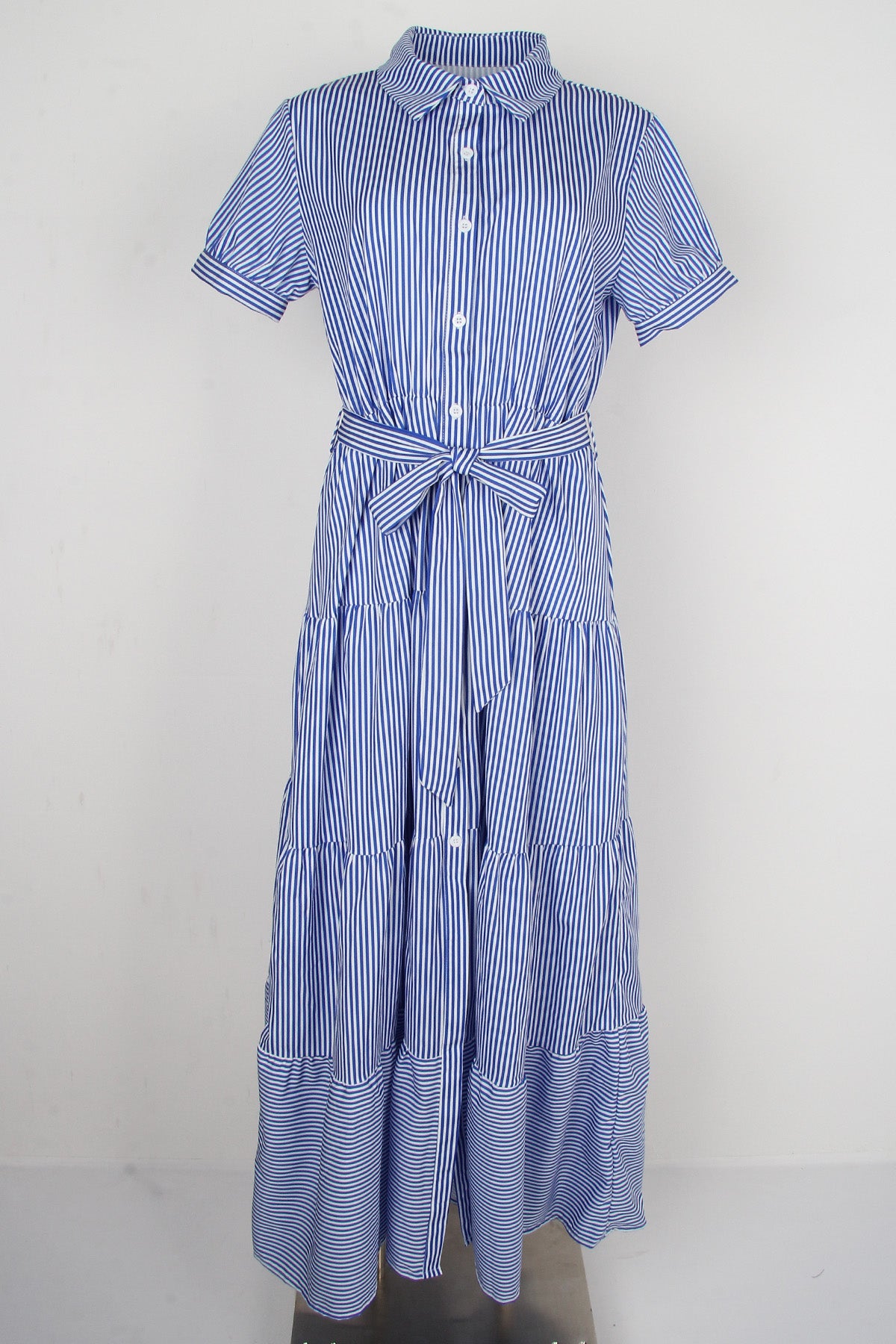 Maritime Chic Maxi Dress