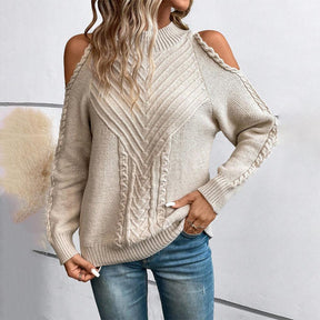 Naturlux® - Cozy plain sweater with long sleeves