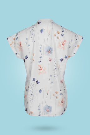 Flower button shirt