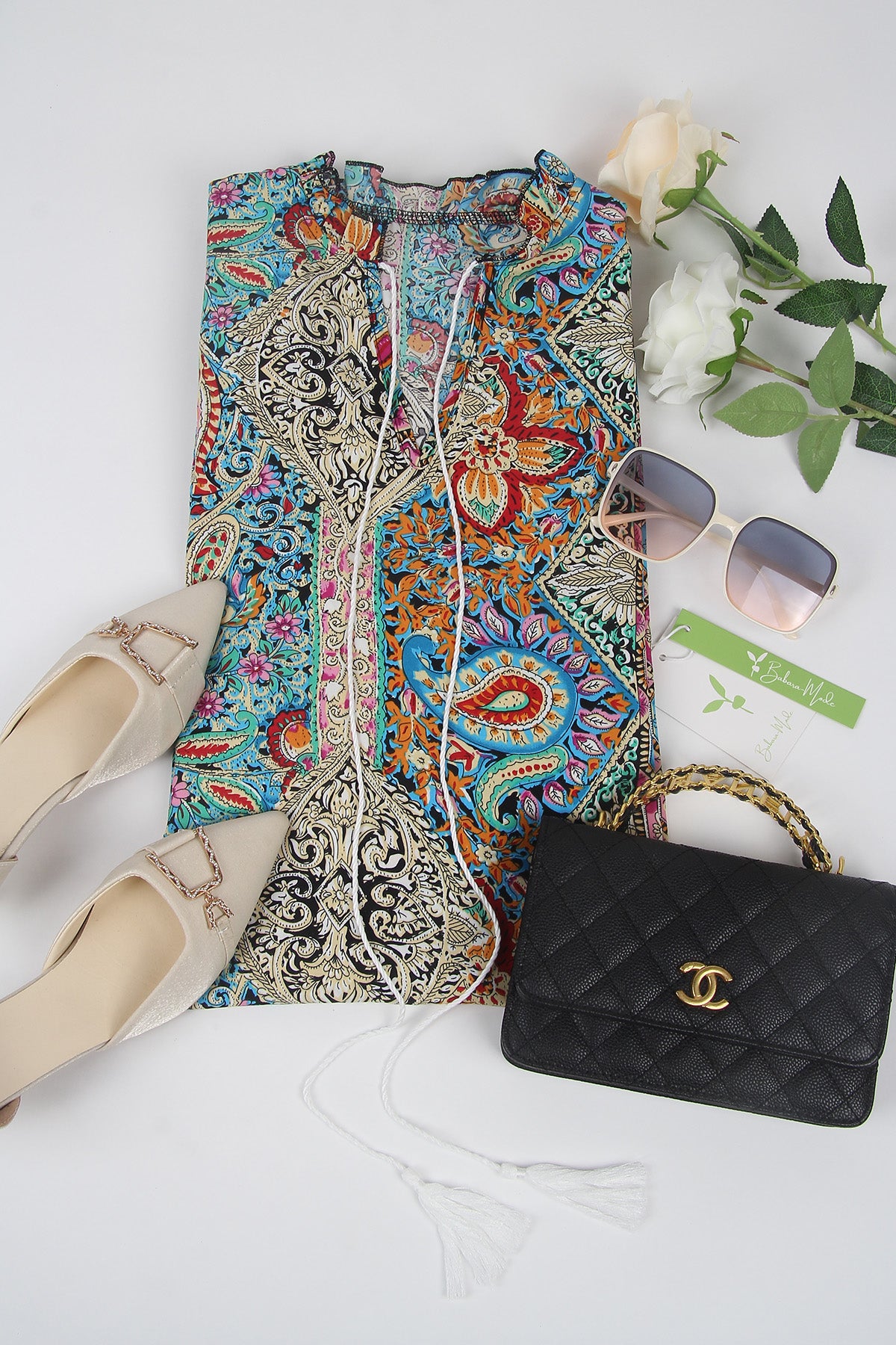 Paisley magic maxi dress