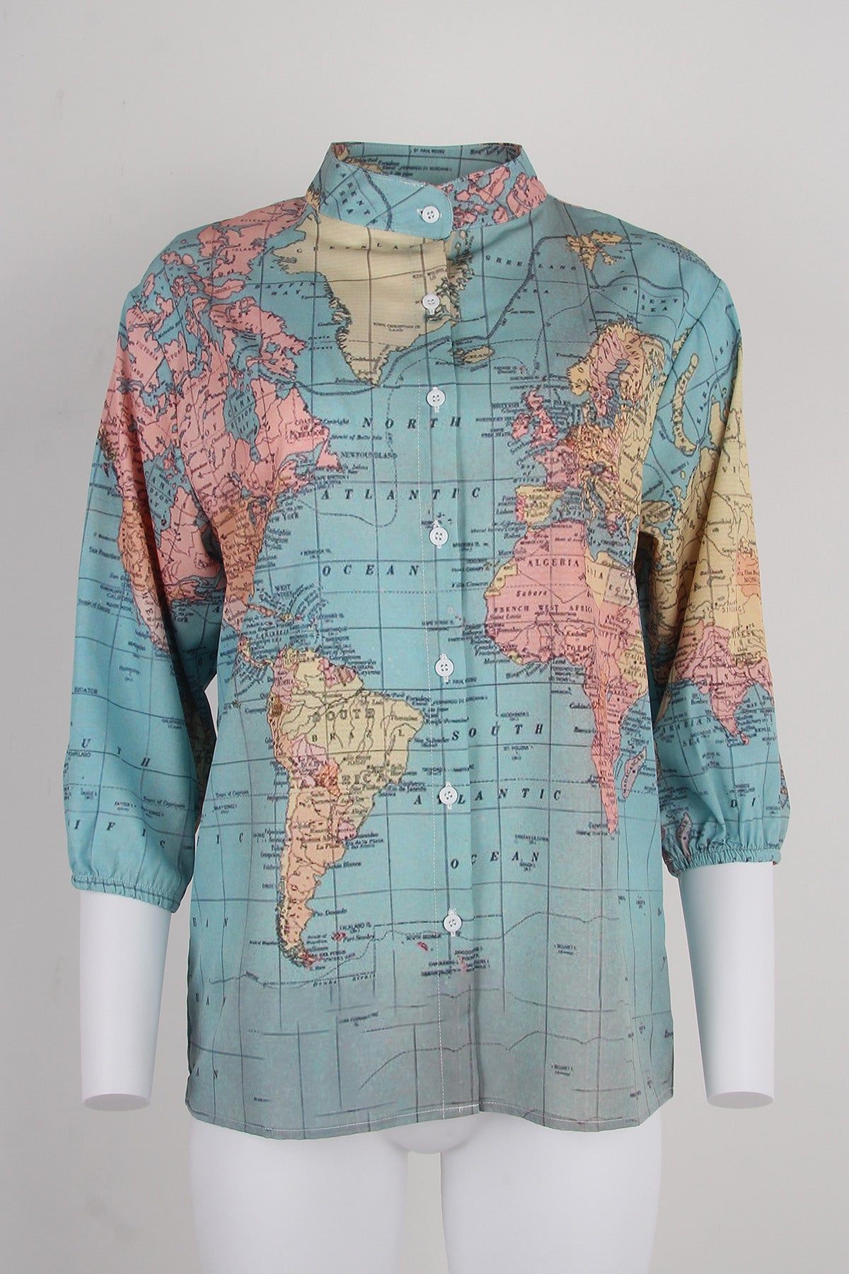 World Map Blouse