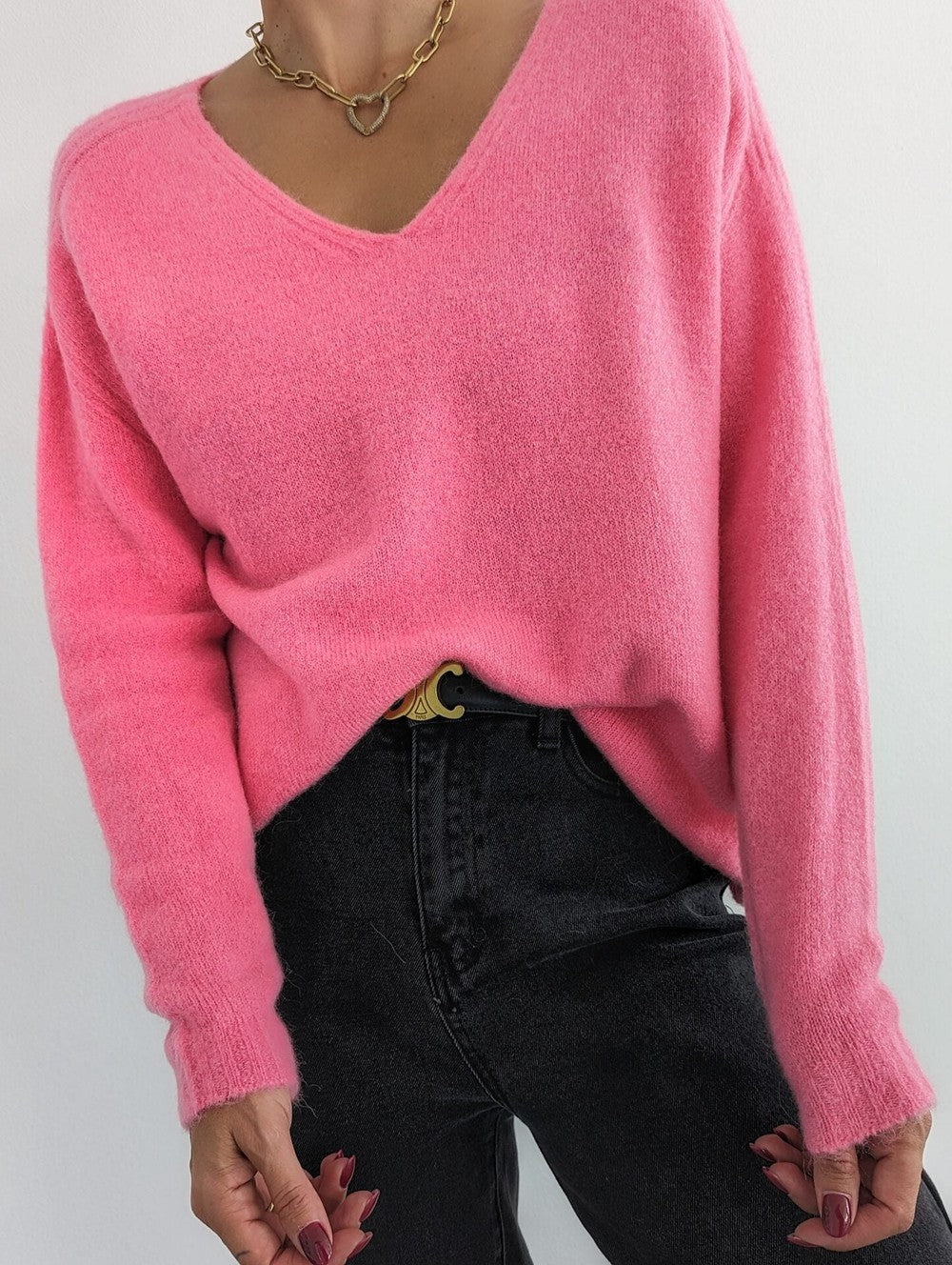 NaturLux® - Cute plain long sleeve sweater