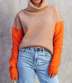 HerbstTrend® - Stunning Color Block Sweater