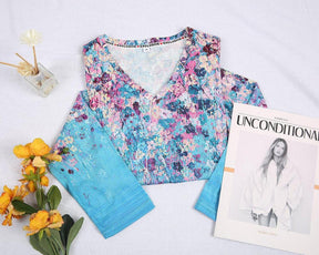 Monci® - Flower wall printed top