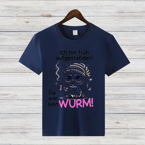 Müde Eule Shirt | Lustiges Statement T-Shirt | Humorvolles Design für Morgenmuffel | Perfekt für kalte Wintertage