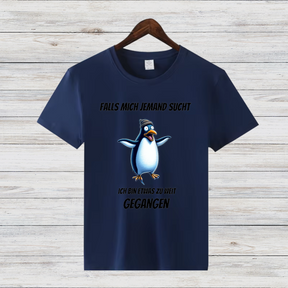 Pinguin Shirt | Lustiges Statement T-Shirt | Humorvolles Winterdesign | Perfekt für kalte Tage