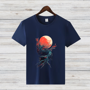 Mystisches Naturdesign | Stylisches Kunst T-Shirt | Fantasy Shirt für Naturliebhaber | Modernes Statement Shirt