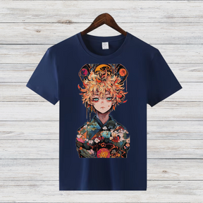Anime Art Shirt | Stylisches Baumwollshirt | Winter Fashion für Fans | Japanisches Design T-Shirt