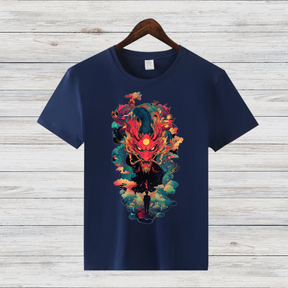 Mystischer Drachengeist | Fantasy T-Shirt | Künstlerisches Drachen-Design | Stilvolles Statement-Shirt für Fantasy-Fans