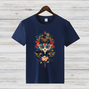 Mystischer Waldgeist | Fantasy T-Shirt | Magisches Tiermotiv | Kunstvolles Design für Naturliebhaber