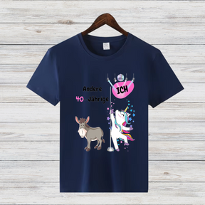 Andere 40-Jährige Und Ich | Lustiges Einhorn-Shirt | Statement für Geburtstagskinder