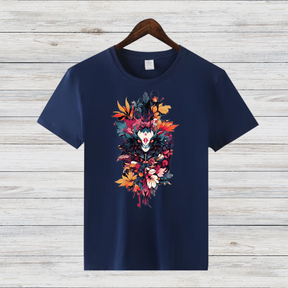 Mystisches Herbstdesign | Künstlerisches T-Shirt | Stilvolles Fantasy-Motiv | Statement Shirt für Kreative