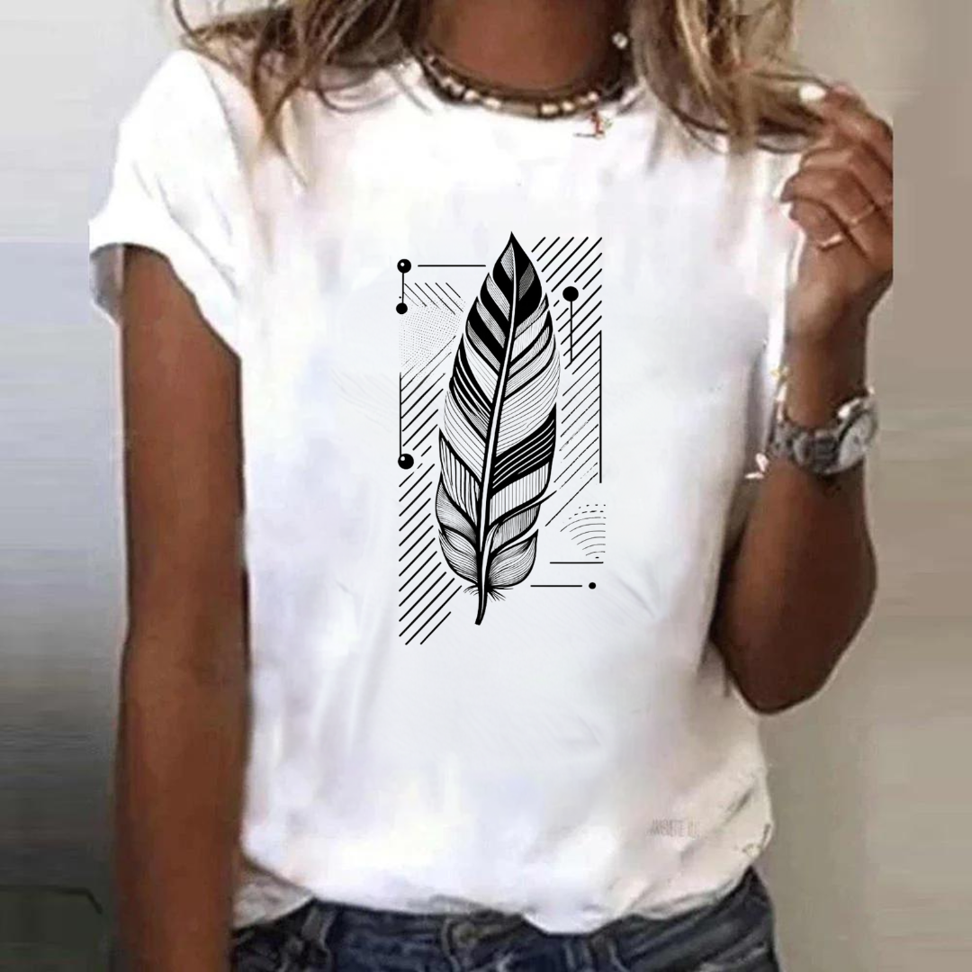 Feather Art T-Shirt