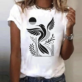 Graphic Hummingbird Tee Top