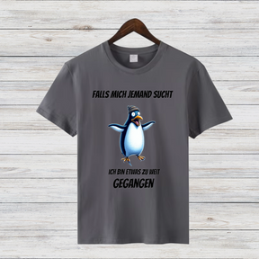 Pinguin Shirt | Lustiges Statement T-Shirt | Humorvolles Winterdesign | Perfekt für kalte Tage