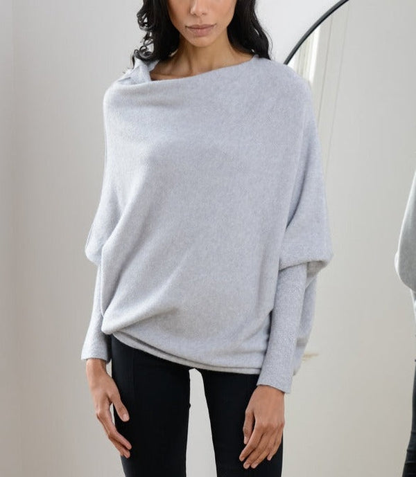 WinterStil® - Fluffy plain sweater with round neck