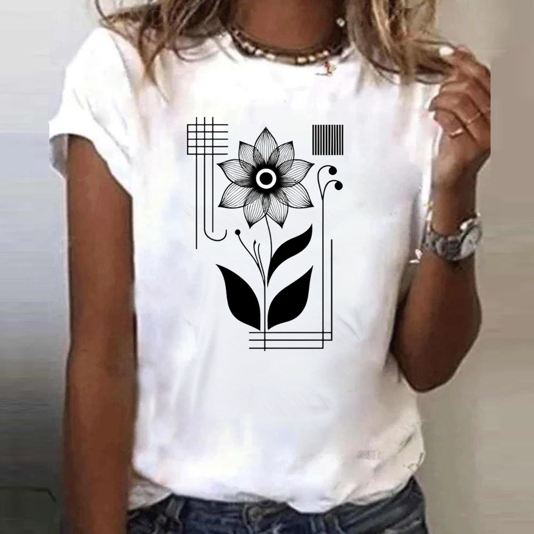 Artistic Flora T-Shirt