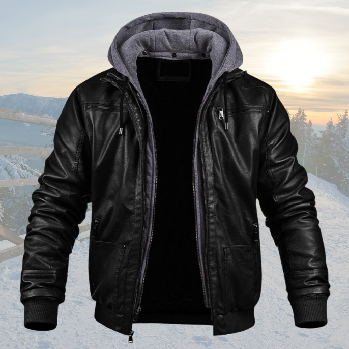 Dieter™ - Leder-Winterjacke