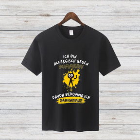 Allergisch Gegen Dummheit | Lustiges Katzen-Shirt | Statement T-Shirt mit Sarkasmus