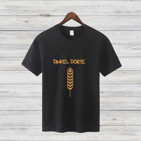 Dinkel Dörte | Lustiges Statement T-Shirt | Herbstliches Baumwoll-Shirt mit Weizen-Design