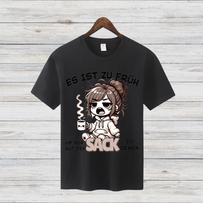 Morgenmuffel Shirt | Lustiges Sprüche T-Shirt | Humorvolles Kaffee Design | Statement Shirt für Kaffeeliebhaber