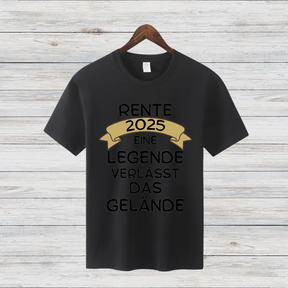 Rente 2025 Shirt | Lustiges Abschiedsgeschenk | Legendäres Ruhestand T-Shirt | Geschenkidee für Rentner