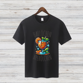 Hallöchen Aperölchen | Lustiges Party-Shirt | Stylisches Freizeitshirt | Geschenk für Aperol-Liebhaber