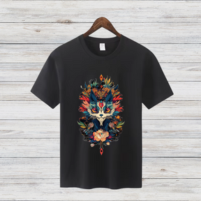 Mystischer Waldgeist | Fantasy T-Shirt | Magisches Tiermotiv | Kunstvolles Design für Naturliebhaber