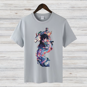 Mystischer Drache | Anime Fantasy T-Shirt | Kunstvolles Design | Geschenk für Anime-Fans