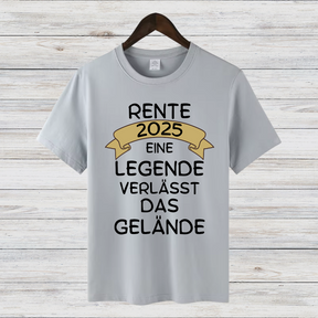 Rente 2025 Shirt | Lustiges Abschiedsgeschenk | Legendäres Ruhestand T-Shirt | Geschenkidee für Rentner