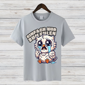Trauriger Eulenfreund | Lustiges Wintershirt | Statement Shirt für Emotionen | Cooles Geschenk für Eulenfans