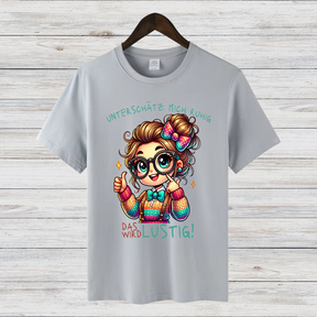 Lustiges Statement Shirt | Buntes Comic Design | Humorvolles Geschenk | Cooles Baumwollshirt für Wintertage