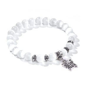 NaturProdukt® - Charm Clear Quartz Butterfly Bracelet