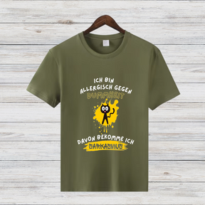 Allergisch Gegen Dummheit | Lustiges Katzen-Shirt | Statement T-Shirt mit Sarkasmus