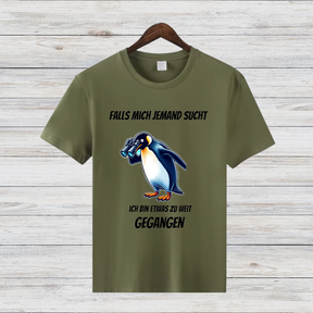 Pinguin Shirt | Lustiges Winterdesign | Humorvolles Statement Shirt | Perfekt für die kalte Jahreszeit