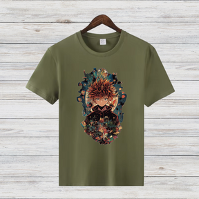 Episches Anime Shirt | Stylisches Manga T-Shirt | Geschenk für Anime-Fans | Baumwollshirt für den Winter