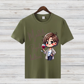 Mädels Pegel halten | Lustiges Wein-Shirt | Humorvolles Partyshirt | Statement Shirt für Weinliebhaberinnen