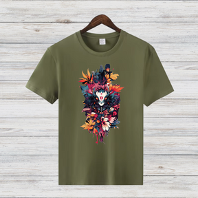 Mystisches Herbstdesign | Künstlerisches T-Shirt | Stilvolles Fantasy-Motiv | Statement Shirt für Kreative