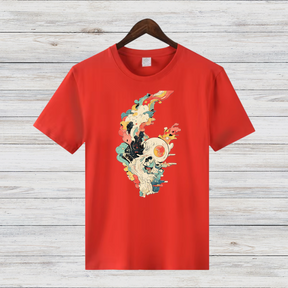 Mystischer Totenkopf | Künstlerisches Wintershirt | Stylisches Statement-Shirt | Perfektes Geschenk für Kunstliebhaber