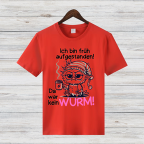 Müde Eule Shirt | Lustiges Statement T-Shirt | Humorvolles Design für Morgenmuffel | Perfekt für kalte Wintertage