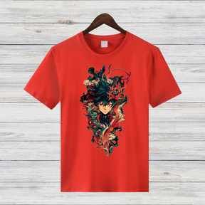 Episches Anime Shirt | Stylisches Manga Design | Perfektes Geschenk für Anime-Fans | Hochwertiges Baumwollshirt