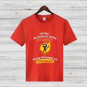 Allergisch Gegen Dummheit | Lustiges Katzen-Shirt | Statement T-Shirt mit Sarkasmus
