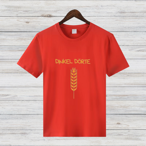 Dinkel Dörte | Lustiges Statement T-Shirt | Herbstliches Baumwoll-Shirt mit Weizen-Design