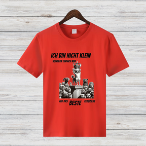 Ich bin nicht klein | Lustiges Hundemotiv Shirt | Humorvolles Statement für Chihuahua-Fans | Perfekt für den Winter