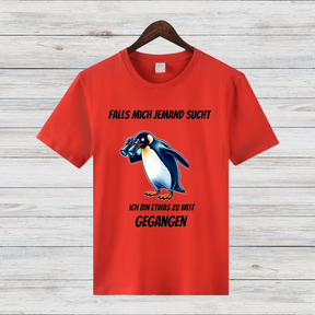 Pinguin Shirt | Lustiges Winterdesign | Humorvolles Statement Shirt | Perfekt für die kalte Jahreszeit