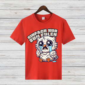 Trauriger Eulenfreund | Lustiges Wintershirt | Statement Shirt für Emotionen | Cooles Geschenk für Eulenfans